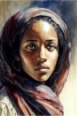portrait-of-a-young-woman-in-djibouti-somali-watercolor-2