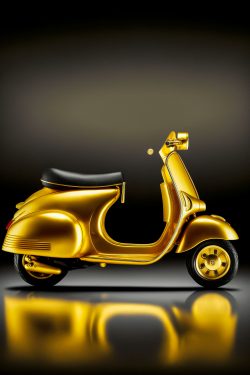 minimalism-photography-1980s-gold-vespa-scooter-as-the-essence-of-luxury-6