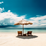 beautiful-panorama-of-beach-with-sunbeds-and-umbrellas