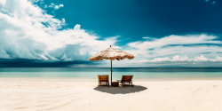 beautiful-panorama-of-beach-with-sunbeds-and-umbrellas