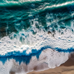 aerial-view-of-beautiful-sandy-beach-with-turquoise-ocean-waves