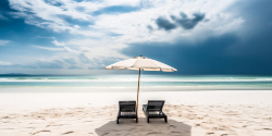 parasol-and-chairs-on-a-tropical-beach-at-seychelles