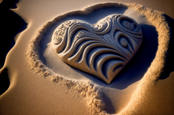 stone-heart-in-sand-waves