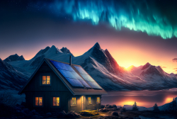 photo-of-the-northern-lights-with-a-small-cabin-solar-panels-on-the-roofn-in-the-background-mountain-scene-4