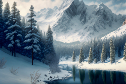 winter-landscape-with-mountains-and-forest