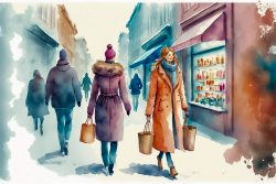 winter-shopping-with-people-and-lifestyle-activities-in-colors-festive-shopping-watercolor-illustration-4