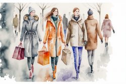 winter-shopping-with-people-and-lifestyle-activities-in-colors-festive-shopping-watercolor-illustration-5
