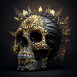 luxury-highly-ornated-gold-and-black-skull-headpiece-2