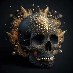 luxury-highly-ornated-gold-and-black-skull-headpiece-3
