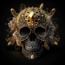 luxury-highly-ornated-gold-and-black-skull-headpiece-4