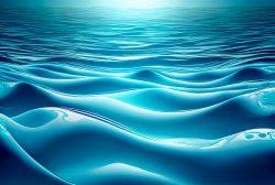 water-panoramic-banner-background-blue-aqua-texture-surface-of-ripples-rings-transparent-palm-leaf-shadows-and-sunlight