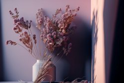 dried-flowers-against-wall-lilac-pink-4
