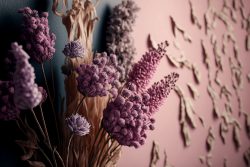 dried-flowers-against-wall-lilac-pink-2