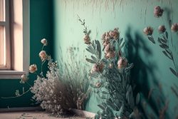 dried-flowers-against-wall-pastel-green-modern-7