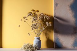 dried-flowers-against-wall-pastel-yellow-4
