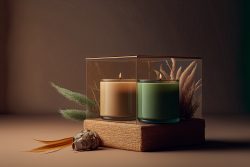 plain-light-brown-background-green-candle-on-box-2-spa-candles-set-in-glass-6