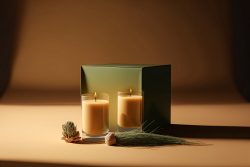 plain-light-brown-background-green-candle-on-box-2-spa-candles-set-in-glass-3