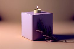 plain-lilac-background-pink-candle-on-box-2-candles-set-in-glass-pink-and-lilac-wax-7
