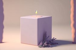 plain-lilac-background-pink-candle-on-box-2-candles-set-in-glass-pink-and-lilac-wax-13
