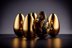 luxury-golden-easter-egg-in-row-on-dark-background-elegant-painted-black-easter-eggs-with-golden-shiny-paint-6