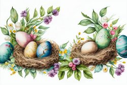 seamless-watercolor-border-with-easter-eggs-and-baskets