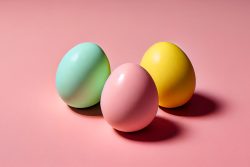 three-pastel-colored-easter-eggs-on-a-pink-background-5