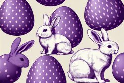 illustration-of-seamless-pattern-with-easter-rabbit-and-bunny-and-eggs-in-purple-color-pattern-for-holiday-easter-wallpaper-or-textile-6