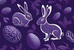 illustration-of-seamless-pattern-with-easter-rabbit-and-bunny-and-eggs-in-purple-color-pattern-for-holiday-easter-wallpaper-or-textile-8