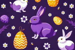 illustration-of-seamless-pattern-with-easter-rabbit-and-bunny-and-eggs-in-purple-color-pattern-for-holiday-easter-wallpaper-or-textile-9