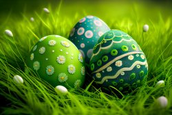 decorated-easter-eggs-on-a-green-meadow-3