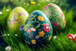 decorated-easter-eggs-on-a-green-meadow-4