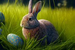 easter-bunny-rabbit-easter-painted-eggsin-the-green-grass-and-meadows-background-3