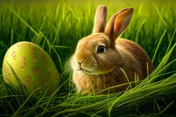 easter-bunny-rabbit-easter-painted-eggsin-the-green-grass-and-meadows-background-7