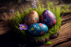 easter-eggs-in-grass-in-front-of-wood-5