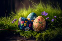 easter-eggs-in-grass-in-front-of-wood-8