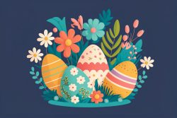 vector-easter-eggs-and-flowers-on-blue-4
