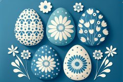 vector-easter-with-easter-eggs-and-flowers-on-blue-5