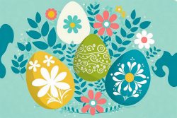 vector-easter-with-easter-eggs-and-flowers-on-blue-15