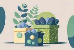 vector-illiustration-of-easter-day-design-green-blue-gift-boxes-white-background