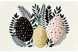 vector-simple-easter-eggs-composition-hand-drawn-black-on-white-background-decorative-horizontal-stripe-from-eggs-with-leaves-and-watercolor-2