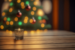 empty-wood-table-top-with-blur-christmas-tree-with-bokeh-light-background-2