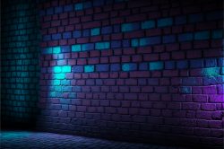 front-view-from-an-old-grunge-brick-wall-with-an-color-light-gradient-from-purple-to-cold-blue-3d-octane-render-7
