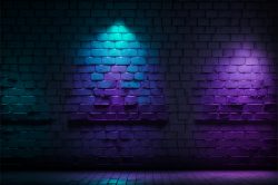 front-view-from-an-old-grunge-brick-wall-with-an-color-light-gradient-from-purple-to-cold-blue-3d-octane-render-2