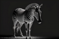 zebra-moire-fractal-3d-professional-black-and-white-3