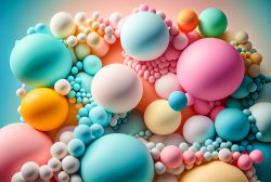 abstract-view-of-many-pastel-colors-round-ballons-in-a-cloud-2