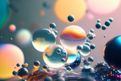 double-exposure-abstract-geometric-molecules-forms-glowing-microcosms-floating-holographic-oil-bubbles-4