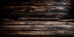 wooden-wall-with-wooden-planks-in-dark-room-for-background