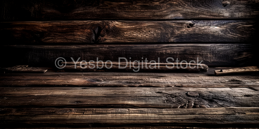 wooden-wall-with-wooden-planks-in-dark-room-for-background