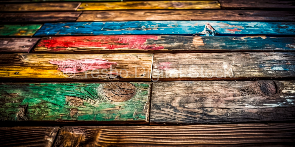 colorful-wooden-planks-background-vintage-style-selective-focus