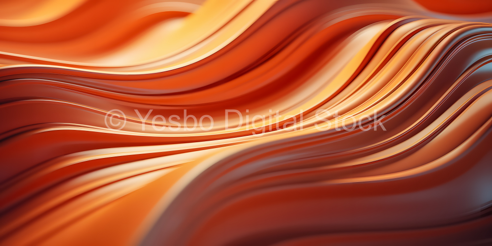 abstract orange background with smooth lines in it.